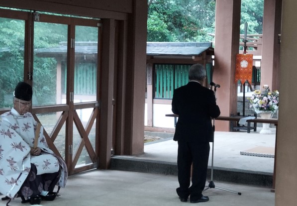 会長祭文奏上