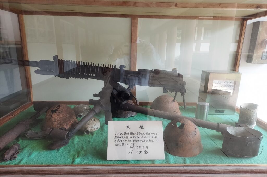 バレテ戦の遺品奉納