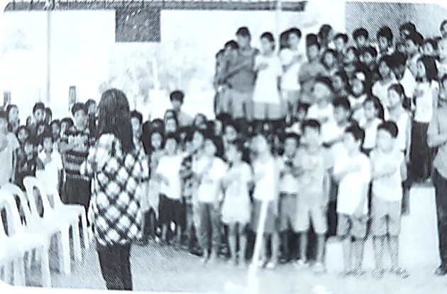 プトラン小学校(国歌斉唱)