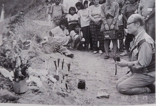 サンタフェ第4野戦病で供養