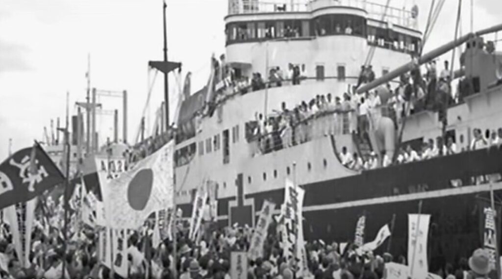 昭和28年7月22日 旧日本兵帰国