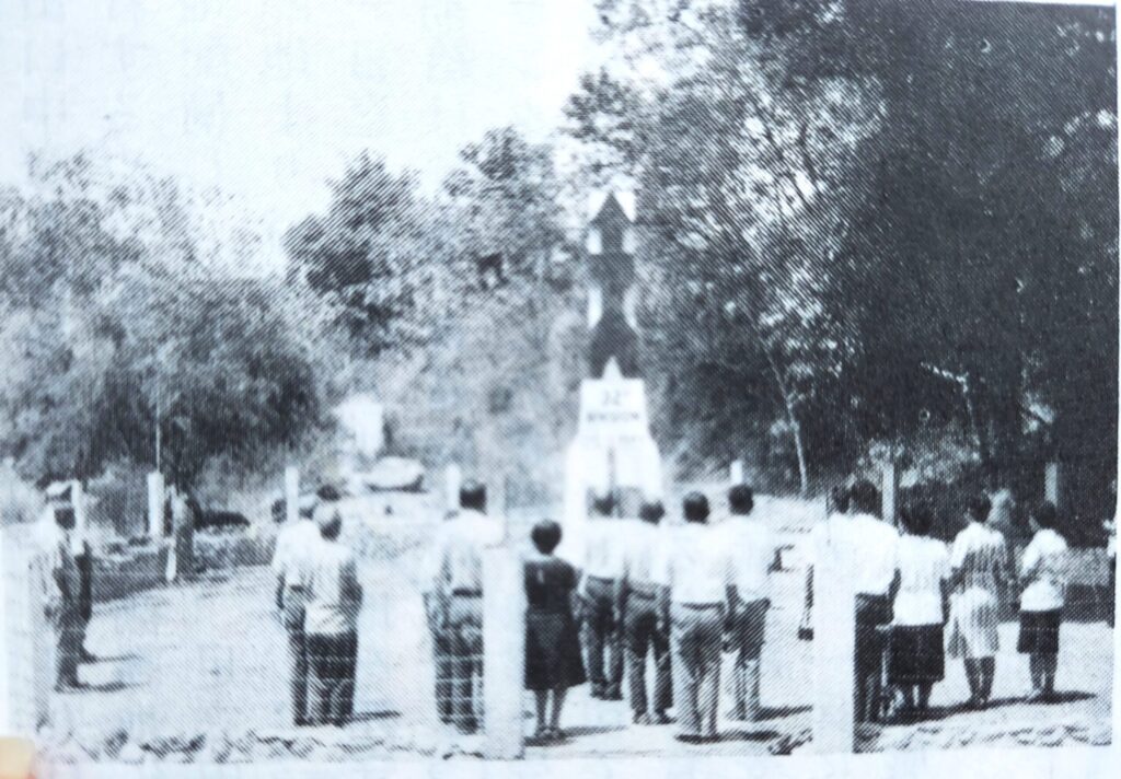 カバリシアン米軍基地慰霊碑