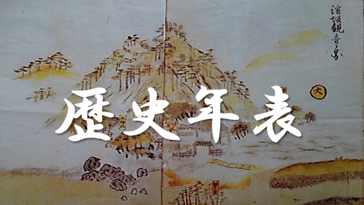 江戸時代に描かれた鳥府志の浜坂観音の絵図
