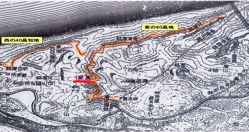 昭和8年の陸軍が測量して作った砂丘の地図